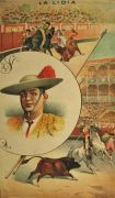 La Lidia Antique Bullfighting Print ~ Agujetas
