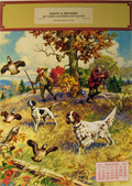 1939 Emmett Watson Hunting Print ~ Calendar Sample