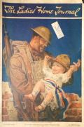 1919 Ladies Home Journal Cover ~ Soldier Holds Baby