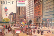 1960 Saturday Evening Post Cover (Foldout) ~ Michigan Avenue Chicago
