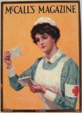 1915 McCall's Magazine Cover ~ Red Cross Nurse