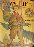 1935 Boys' Life Magazine Cover ~ Norman Rockwell Boy Scout