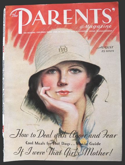 1931 Parents Magazine Cover ~ Girl Scout Portrait