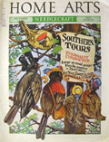 1939 Home Arts Magazine Cover ~ Birds Take Southern Tour