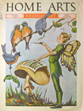 1940 Home Arts Magazine Cover ~ Winged Fairy