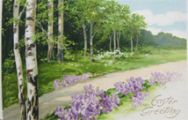 Easter Greeting ~ Country Road Postcard