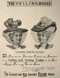 1896 The Veiling House Women's Veils Ad