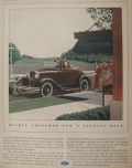 1931 Ford Cabriolet Convertible Ad ~ Little Theatre