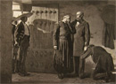 Last Moments of Mexican Emperor Maximilian Antique Art Print