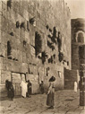 Wailing Wall of Solomon Antique Art Print ~ Gerome
