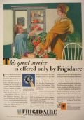 1929 Frigidaire Refrigerator Ad ~ Great Service