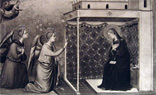The Annunciation ~ Agnolo Gaddi Antique Print