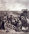 Massacre at Chios ~ Delacroix Antique Art Print