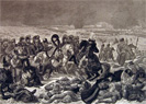 Napoleon at Eylau ~ Antique Art Print