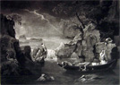 Winter, the Deluge ~ Poussin Antique Art Print
