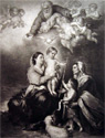Holy Family ~ Murillo Antique Art Print