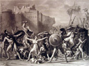 The Sabines ~ Jacques-Louis David Antique Print
