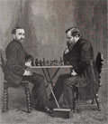 1886 Zukertort & Steinitz Chess Match ~ Antique Print & Article