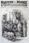 1886 Thomas Nast Original Cover Print ~ Twas the Night Before Christmas