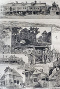 1886 Tuxedo Park, NY Antique Print & Article