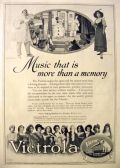 1919 Victor Victrola Ad ~ Caruso & Gluck