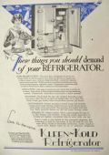 1928 Kleen Kold Refrigerator Ad ~ Things You Should Demand