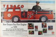 1962 Texaco Toy Fire Engine Truck Ad