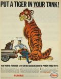 1964 Esso Ad ~ Tiger in Your Tank ~ Start with the Tail