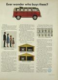 1964 Volkswagen VW Bus Ad ~ Who Buys Them?