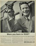 1964 New England Life Ad ~ Joe E. Brown Photo ~ Yorkie