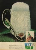 1967 7-Up Ad ~ Big Fizzy Glass