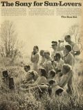 1967 Sony Transistor Sun Set TV Ad ~ Nudists
