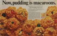 1968 Jello Pudding Ad ~ Macaroons Recipe