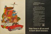1968 State Farm Insurance Ad ~ Hy Roth Art