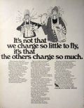 1969 American Flyers Airline Vintage Ad ~ Don Martin Art