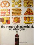1969 Coke Coca Cola Vintage Ad ~ Snacks