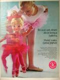 1969 Mattel Dancerina Doll Vintage Print Ad