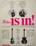 1967 Hofner Guitar Vintage Ad ~ Paul McCartney