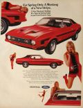 1971 Vintage Ford Mustang Ad ~ A New Stripe