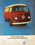 1971 VW Bus Ad ~ Free with Every Campmobile