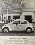 1971 VW Volkswagen Beetle Ad ~ Hong Kong Chef, White Plains, NY