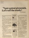1971 Doyle, Dane, Bernbach Ad ~ We Tell The Truth