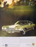 1972 Vintage Cadillac Ad ~ Wherever Men Seek to Excel