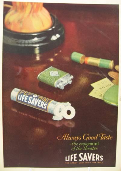 1920's Lifesavers Candy Ad ~ Vintage Lighter