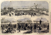 Fens Ice Skating Races 1867 Antique Print