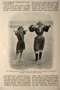 1897 American Bathing Girl at the Beach Article, Photos