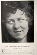 1896 Loie Fuller & Her Strange Art ~ Article, Photos