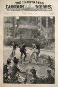 1897 Crystal Palace Bicycle Polo Print