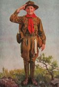 1918 Boy Scout Print ~ F.S. Brunner