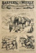 1874 Harper's Weekly Cover ~ Thomas Nast Uncle Sam